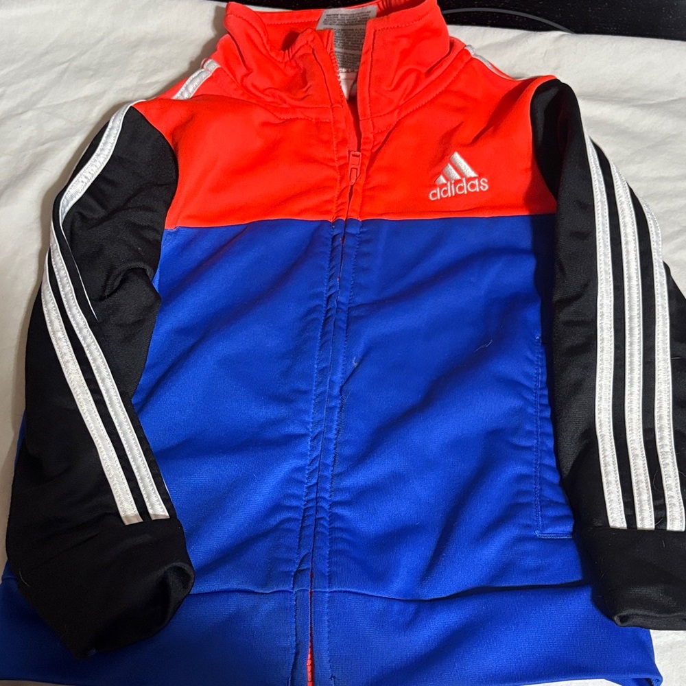 adidas Kids Jacket - Red, Blue, Black